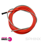 BINZEL INSULATED RED LINER 1.0-1.2 4MTR