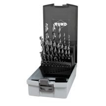 RUKO 24 PCE HSSG DRILL SET WITH TAPPING SIZES