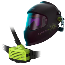 OPTREL PANORAMAXX 2.5 WELDING HELMET + E3000X PAPR SYSTEM OPTREL PANORAMAXX 2.5 WELDING HELMET + E3000X PAPR SYSTEM