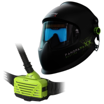 OPTREL PANORAMAXX QUATTRO WELDING HELMET + E3000X PAPR