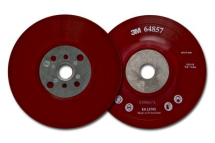 3M BACKING PAD 125MM 5inch RIBBED RED 3M BACKING PAD 125MM 5inch RIBBED RED