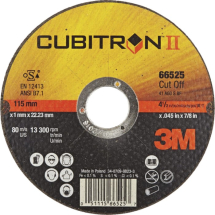 3M CUBITRON II CUT OFF WHEEL 125MM X 1.0MM X 22.23MM