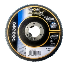 FLEXOVIT PERFLEX 115MM FLAP DISC P80 ZIRC FLEXOVIT PERFLEX 115MM FLAP DISC P80 ZIRC