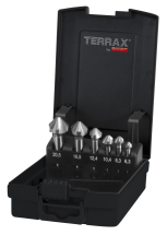 TERRAX COUNTERSINK COMBI BOX HSS 6 PIECE