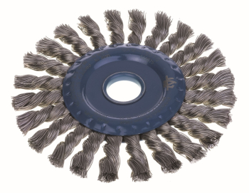 JAZ TWISTED KNOT WHEEL 125MM 0.50MM MILD STEEL M14 THREAD JAZ TWISTED KNOT WHEEL 125MM 0.50MM MILD STEEL M14 THREAD