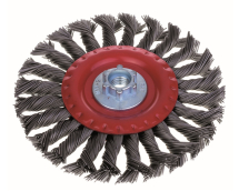 JAZ TWISTED KNOT WHEEL 125MM 0.50MM ST/ST M14 THREAD JAZ TWISTED KNOT WHEEL 125MM 0.50MM ST/ST M14 THREAD