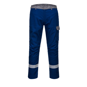 PORTWEST BIZFLAME ULTRA TWO TONE TROUSERS ROYAL BLUE 34Inch