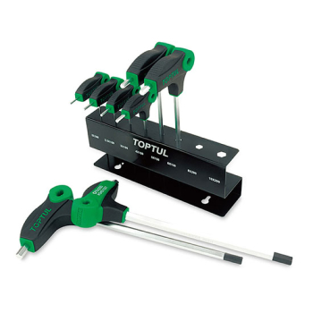 TWO WAY T-HANDLE HEX KEY SET 2.0MM - 10MM 8 PIECE