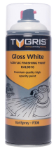 TYGRIS SPRAY PAINT WHITE GLOSS RAL9010 400ML