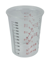 PLASTIC PAINT MIXING CUPS 600ML