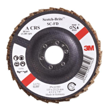 3M SCOTCHBRITE 115MM SURFACE COND FLAP DISC SC-FD A-CRS 3M SCOTCHBRITE 115MM SURFACE COND FLAP DISC SC-FD A-CRS