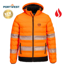 HI-VIS ULTRASONIC HEATED TUNNEL JACKET ORANGE MEDIUM HI-VIS ULTRASONIC HEATED TUNNEL JACKET ORANGE MEDIUM
