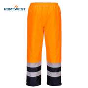 ORANGE HI-VIS WINTER TROUSERS MEDIUM