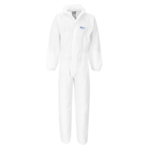 BIZTEX WHITE DISPOSABLE COVERALL TYPE 5/6 LARGE