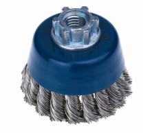 JAZ TWISTED CUP 125MM 0.50MM STAINLESS STEEL M14 THREAD JAZ TWISTED CUP 125MM 0.50MM STAINLESS STEEL M14 THREAD