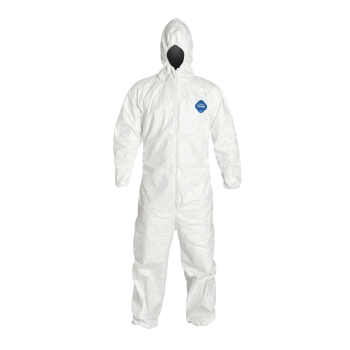 TYVEK COVERALL WITH HOOD XL