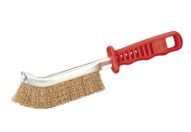 JAZ PLASTIC HANDLE HAND BRUSH 0.35MM MILD STEEL